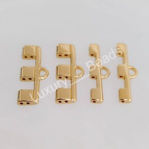 Концевик Tila тройной узкий (золото 24KT)